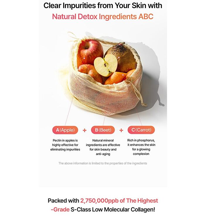ABC Collagen Gel Mask Set -  36g x 4 sheets
