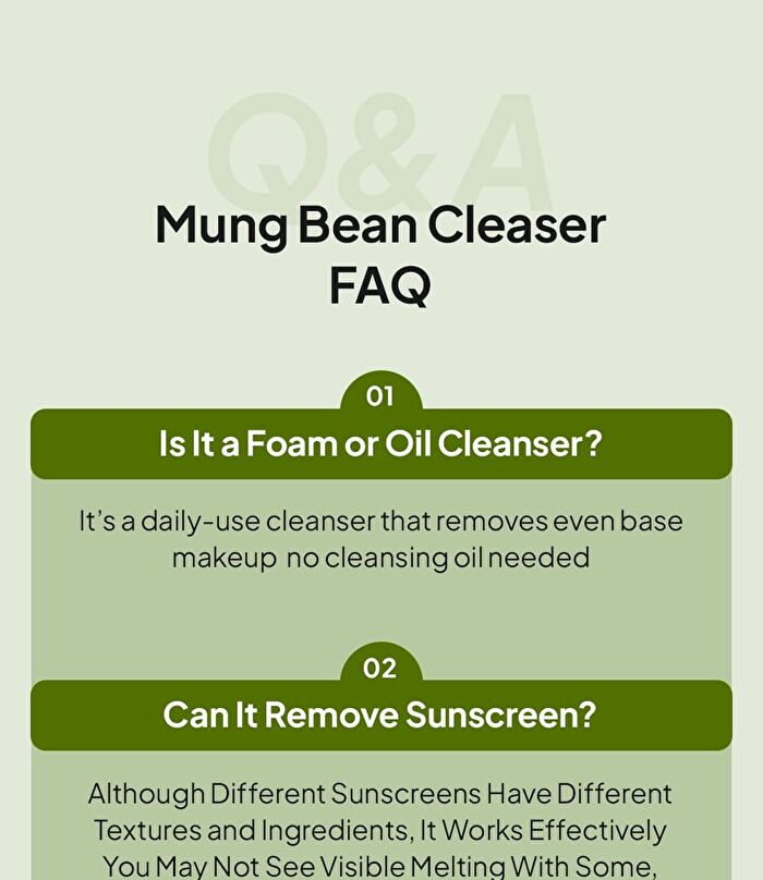 Mung Bean Melting Tone-Up Cleanser - 200ml
