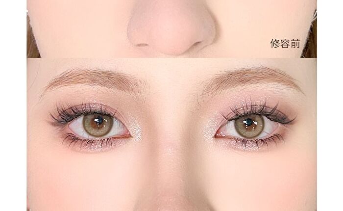 Folding Pocket Eyeshadow Palette - 2 Types - 02# Cream Peach - 17g