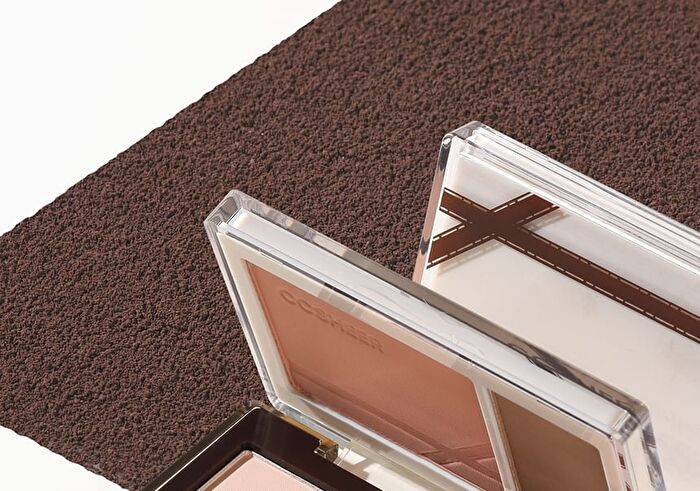 Folding Pocket Eyeshadow Palette - 2 Types - 02# Cream Peach - 17g