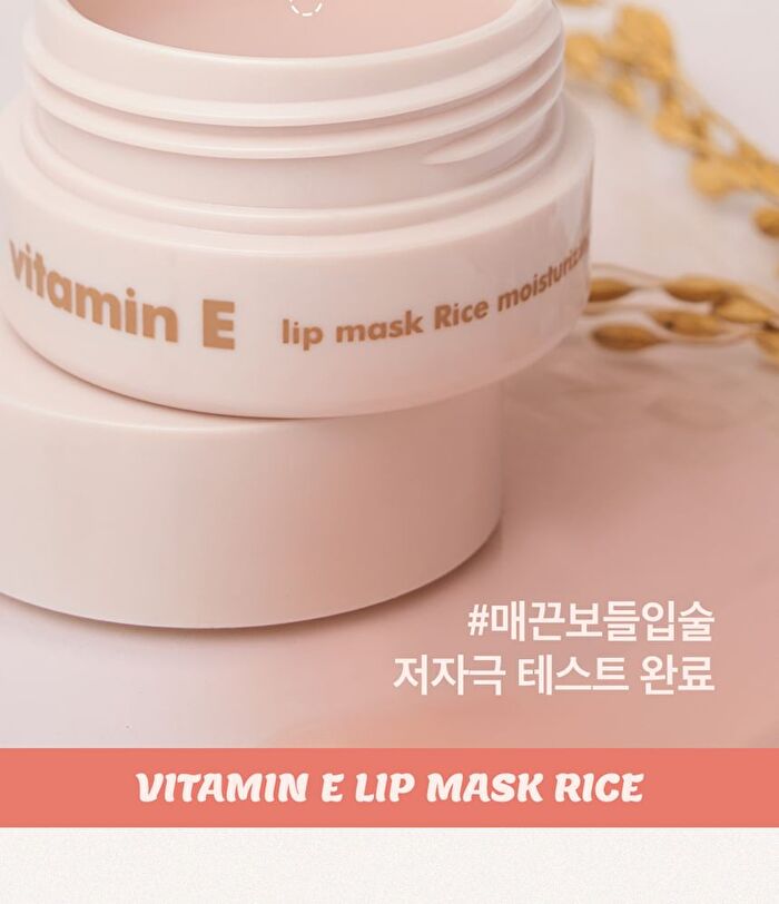 Vitamin E Lip Mask Rice - 14g