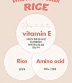 Vitamin E Lip Mask Rice - 14g