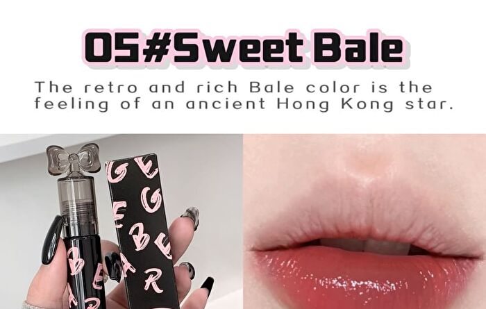 Crystal Clear Hydrating Liquid Lipstick - 6 Colors - #06 Rose Tea - 2.5g