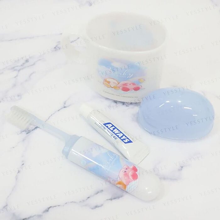 Kirby Enjoy Picnic Toothbrushing Set With Big Cup - 1 set