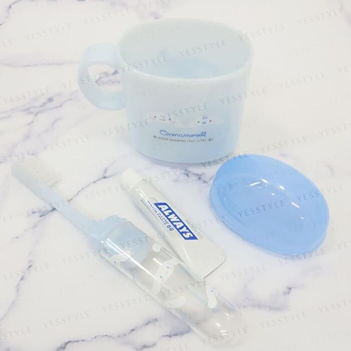 Sanrio Cinnamoroll Toothbrushing Set With Big Cup - 1 set