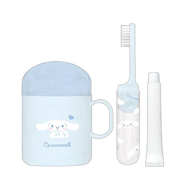 Sanrio Cinnamoroll Toothbrushing Set With Big Cup - 1 set