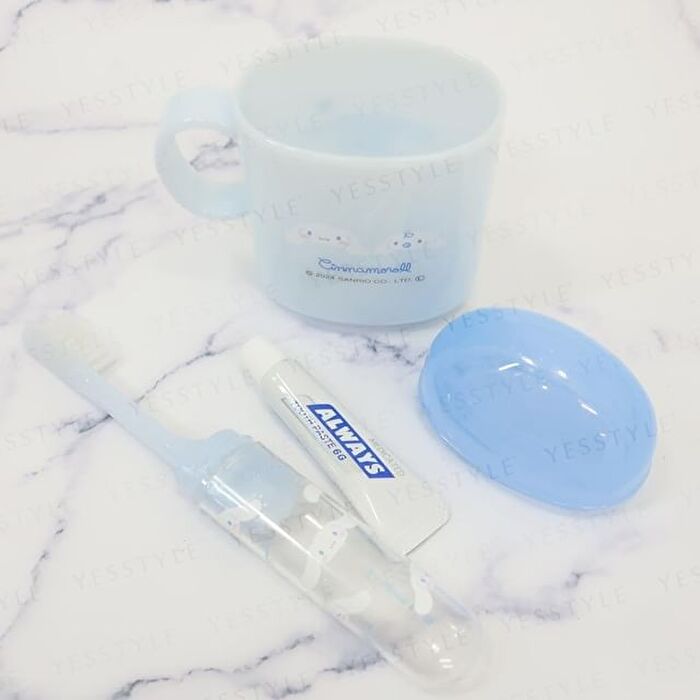 Sanrio Cinnamoroll Toothbrushing Set With Big Cup - 1 set