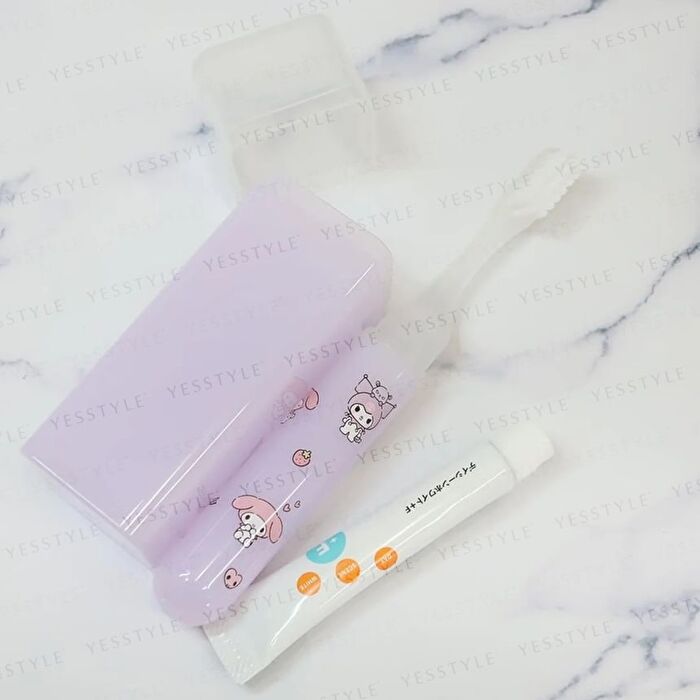 Sanrio Kuromi & My Melody Square Toothbrushing Set - 1 set