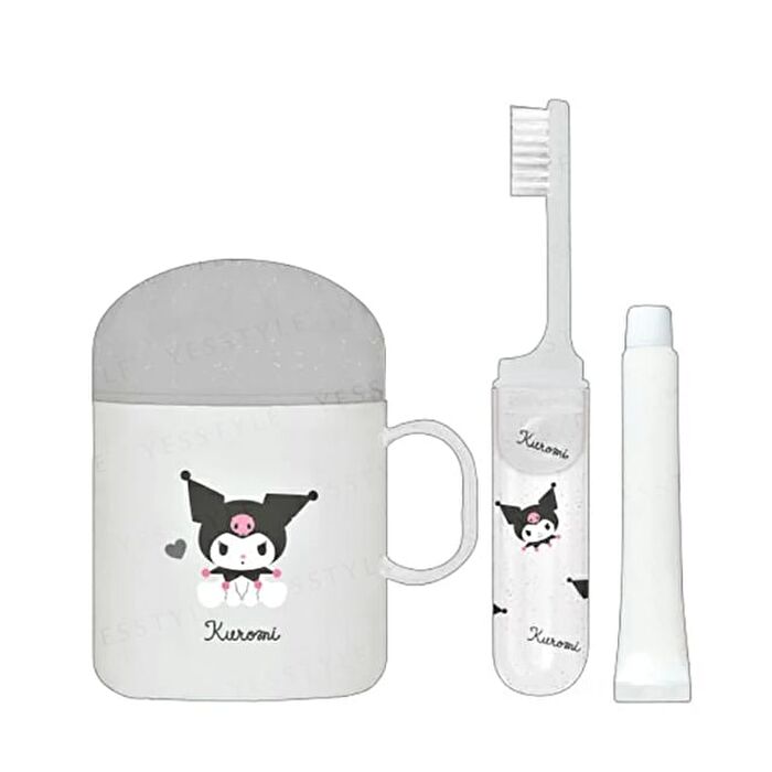Sanrio Kuromi Toothbrushing Set With Big Cup - 1 set