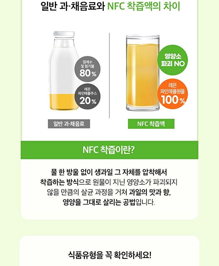 Real Lemon-Pineapple Juice 100% - 20g x 14 sticks