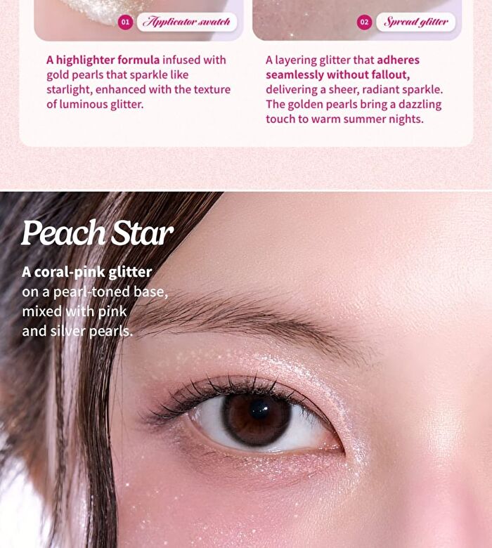 A by Unleashia Moonlight Liquid Glitter - 3 Colors - #01 Shine Star