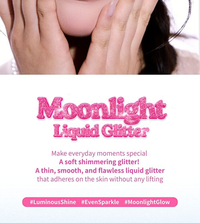 A by Unleashia Moonlight Liquid Glitter - 3 Colors - #02 Gold Star