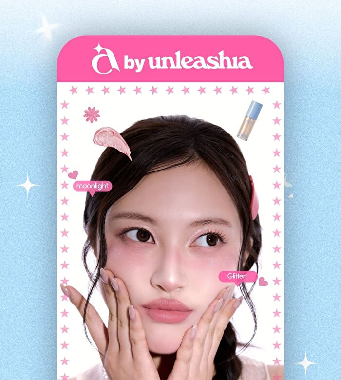 A by Unleashia Moonlight Liquid Glitter - 3 Colors - #03 Peach Star