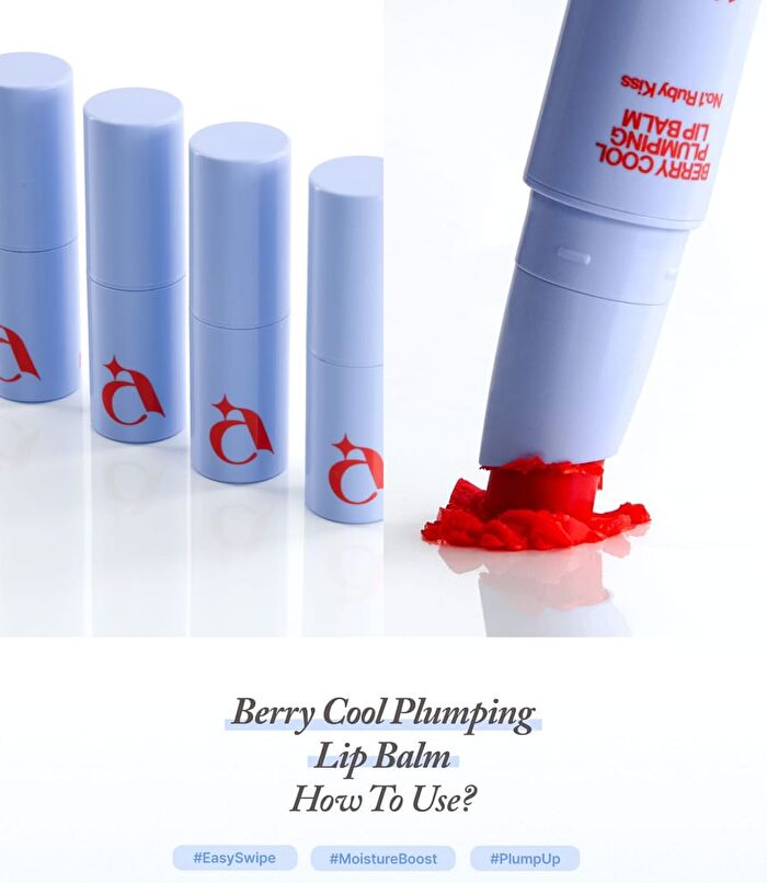 A by Unleashia Berry Cool Plumping Lip Balm - 2 Colors - #01 Ruby Kiss