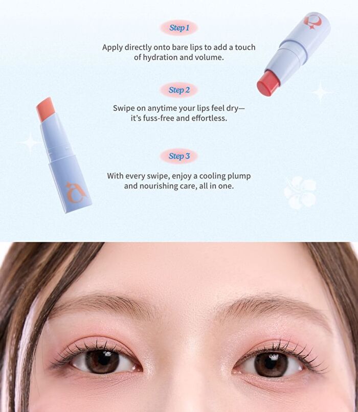 A by Unleashia Berry Cool Plumping Lip Balm - 2 Colors - #02 Peach Haze