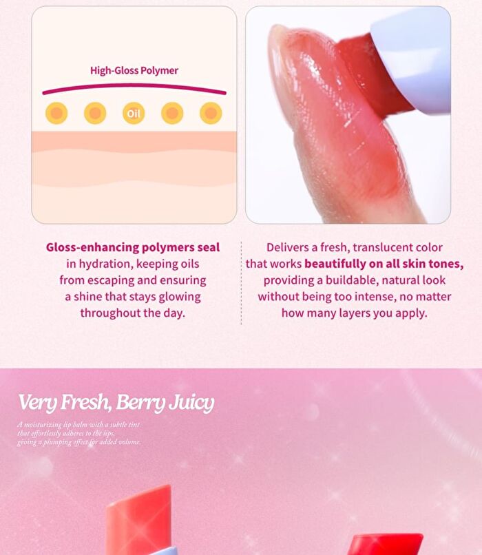 A by Unleashia Berry Cool Plumping Lip Balm - 2 Colors - #02 Peach Haze