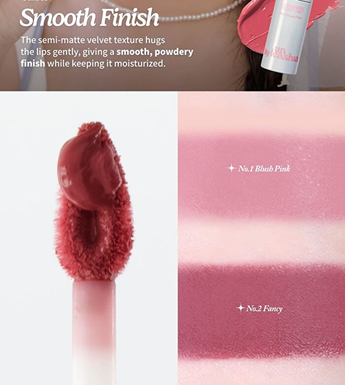 A by Unleashia Cloud Kiss Velvet Tint - 2 Colors - #01 Blush Pink