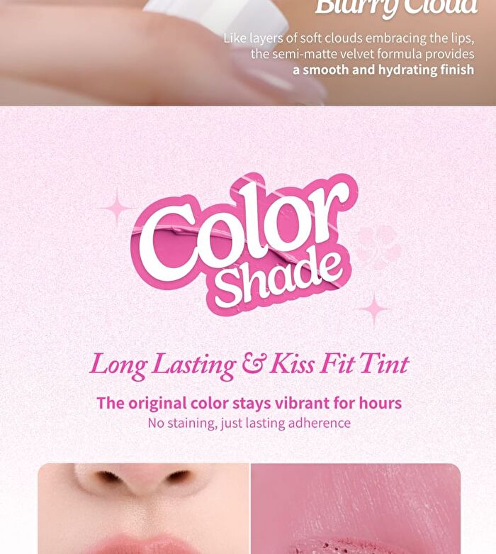 A by Unleashia Cloud Kiss Velvet Tint - 2 Colors - #01 Blush Pink