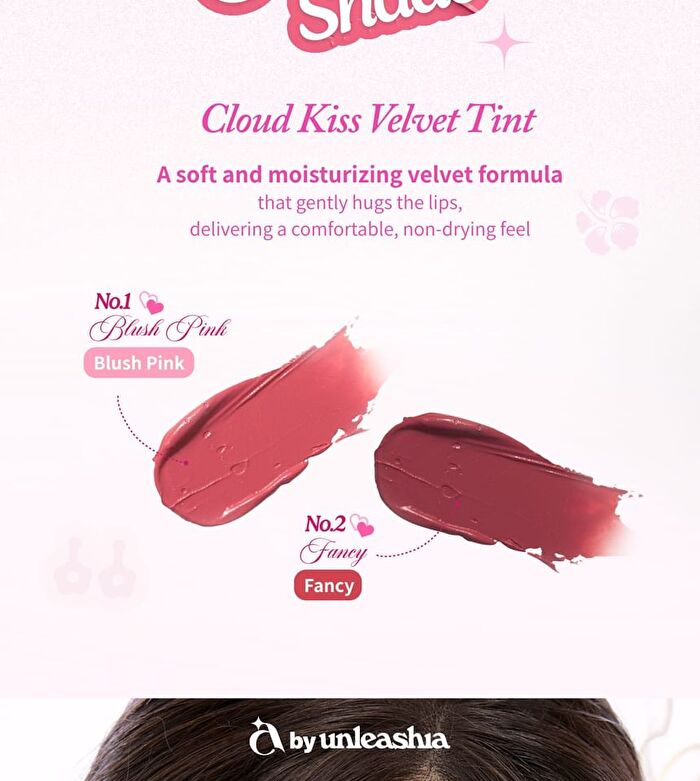 A by Unleashia Cloud Kiss Velvet Tint - 2 Colors - #02 No Fancy