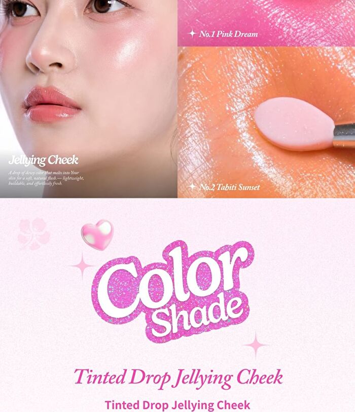 A by Unleashia Tinted Drop Jellying Cheek - 2 Colors - #02 Tahiti Sunset