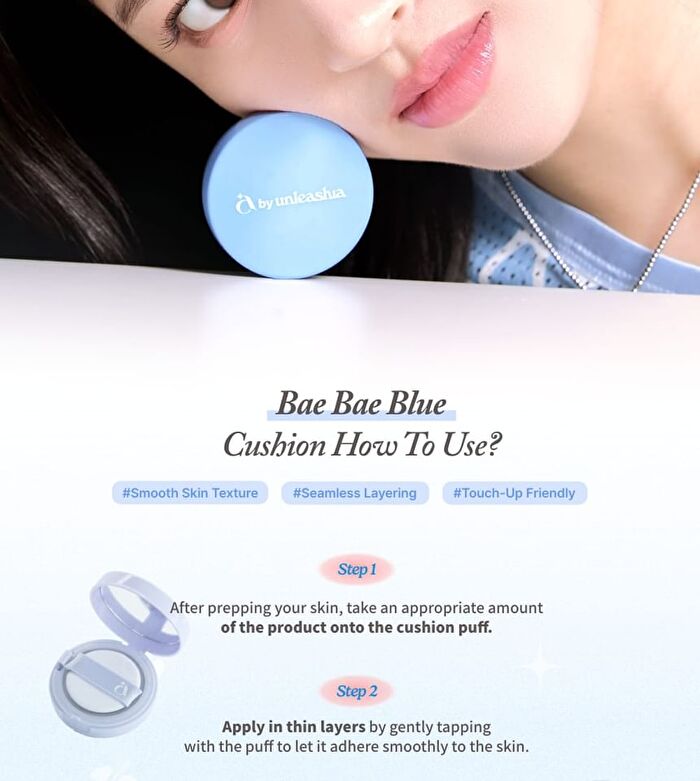 A by Unleashia Bae Bae Blue Cushion - 2 Colors - #01 Angel