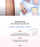 A by Unleashia Cotton Candy Face Palette - 6 Types - #01 Peach Crush