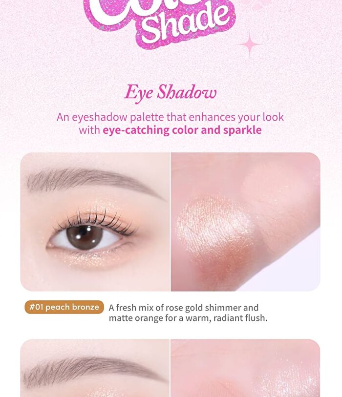 A by Unleashia Cotton Candy Face Palette - 6 Types - #01 Peach Crush