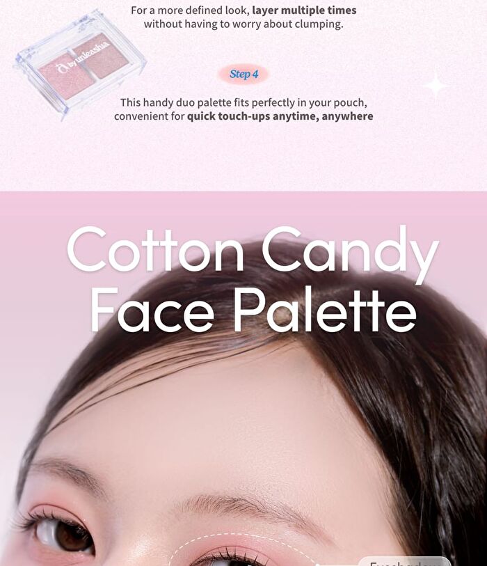 A by Unleashia Cotton Candy Face Palette - 6 Types - #02 Cocoa Mist