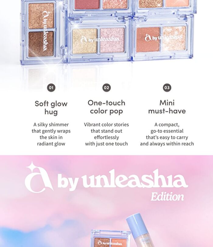 A by Unleashia Cotton Candy Face Palette - 6 Types - #02 Cocoa Mist