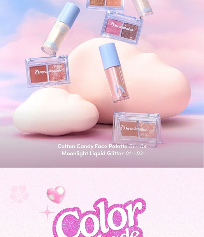 A by Unleashia Cotton Candy Face Palette - 6 Types - #02 Cocoa Mist