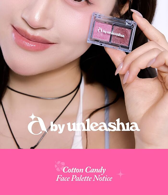 A by Unleashia Cotton Candy Face Palette - 6 Types - #04 Mystic Petal