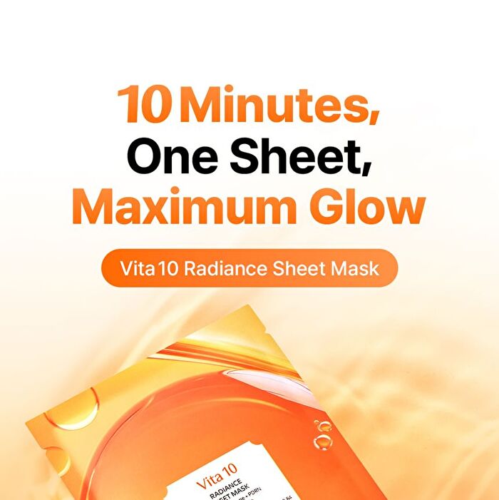 Vita 10 Radiance Sheet Mask Set - 25ml x 5 sheets