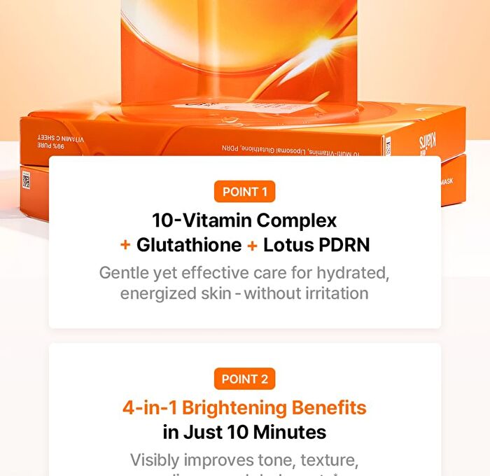 Vita 10 Radiance Sheet Mask Set - 25ml x 5 sheets