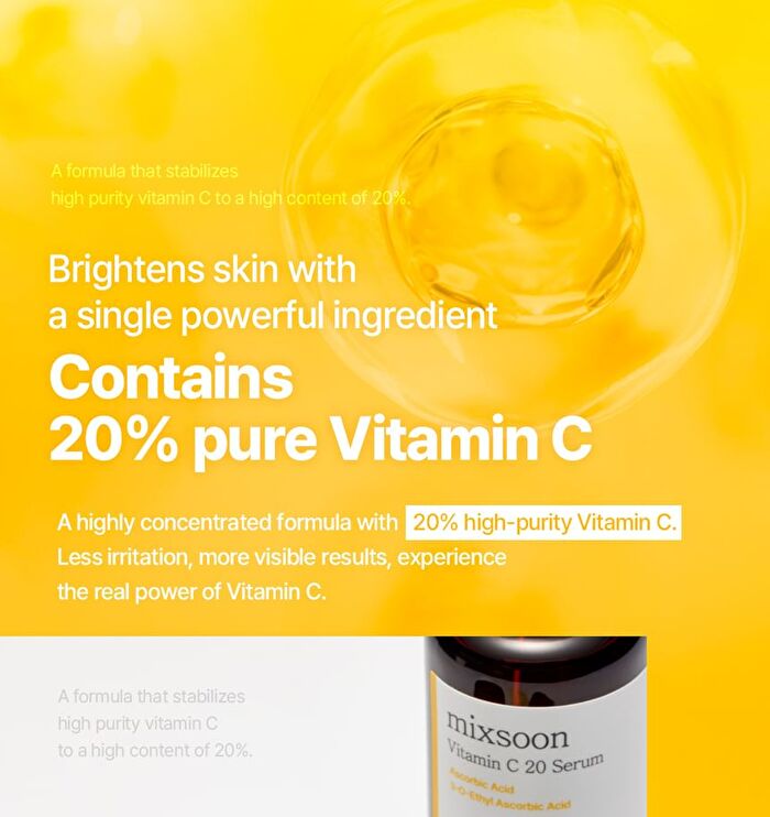 mixsoon Vitamin C 20 Serum - 10ml