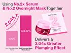 numbuzin No.2 Rose PDRN Overnight Collagen Mask Set - 37g x 4 sheets