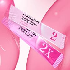 numbuzin No.2 Rose PDRN Collagen Plumping Serum Duo Stick Set - 1.2ml x 10 pcs