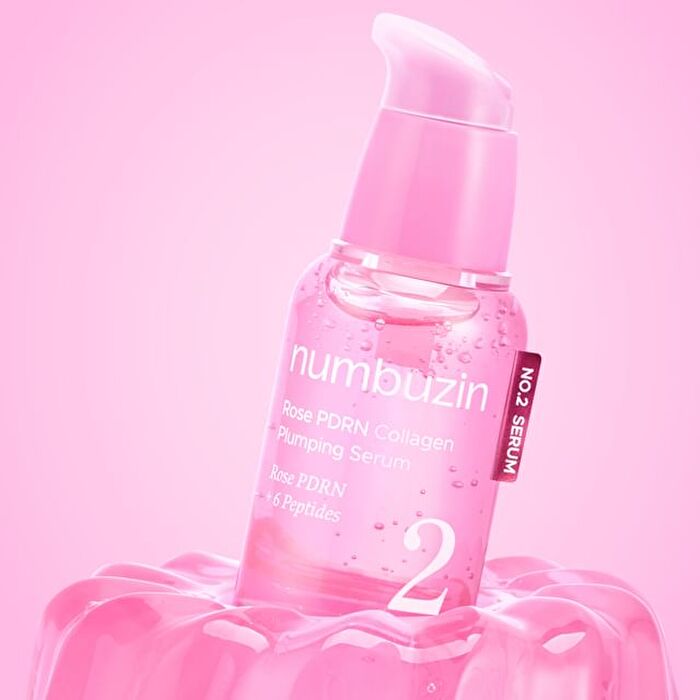 numbuzin No.2 Rose PDRN Collagen Plumping Serum - 30ml