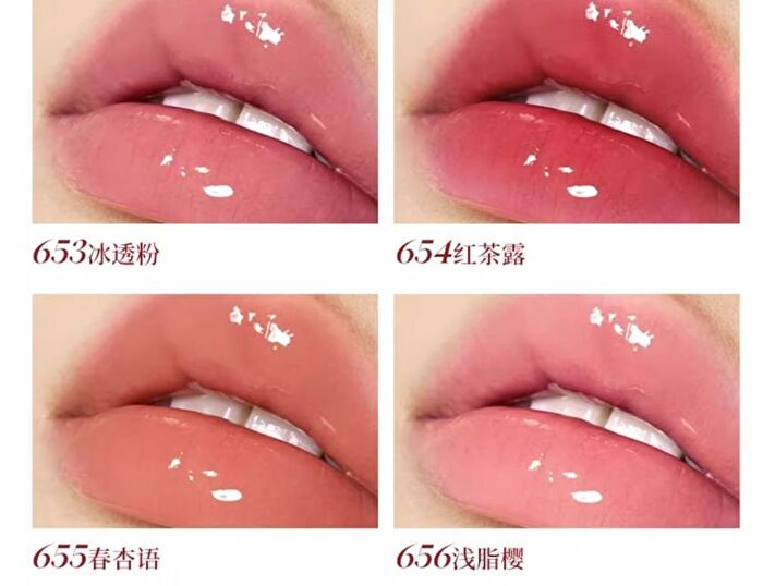 Joocyee Crystal Gloss - 6 Colors - #651 Peach Jelly - 8ml