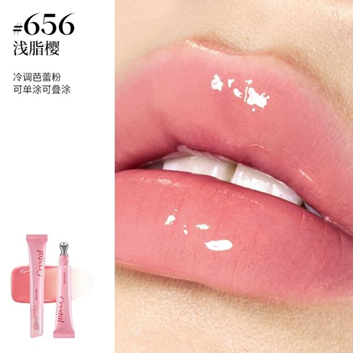 Joocyee Crystal Gloss - 6 Colors - #651 Peach Jelly - 8ml