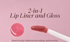 Joocyee Plump & Glossy Dual Lip Combo - 3 Colors - #02 Coffee Sugar - 0.13g + 2.3g