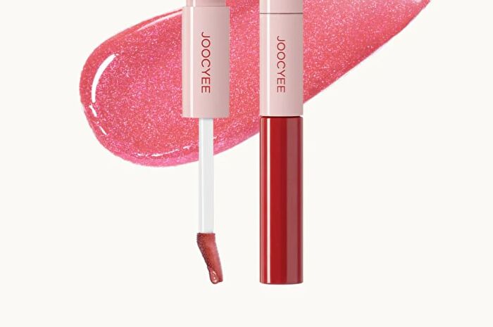 Joocyee Plump & Glossy Dual Lip Combo - 3 Colors - #02 Coffee Sugar - 0.13g + 2.3g