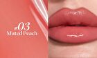 Joocyee Plump & Glossy Dual Lip Combo - 3 Colors - #03 Muted Peach - 0.13g + 2.3g
