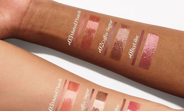 Joocyee Plump & Glossy Dual Lip Combo - 3 Colors - #03 Muted Peach - 0.13g + 2.3g