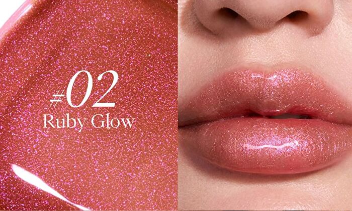 Joocyee Magne Glow Lip Gloss - 3 Colors - #02 Ruby Glow - 6g