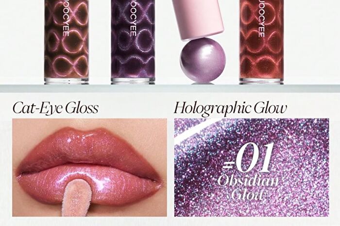 Joocyee Magne Glow Lip Gloss - 3 Colors - #02 Ruby Glow - 6g