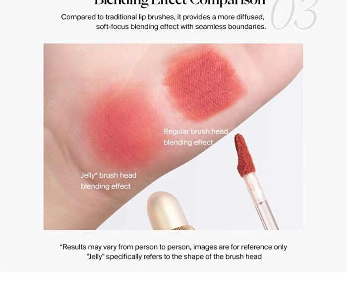 Joocyee New Jelly Fluffy Matt Lip Gloss (M13-M17) - #M14 Milk Salt Peanut - 3.3g