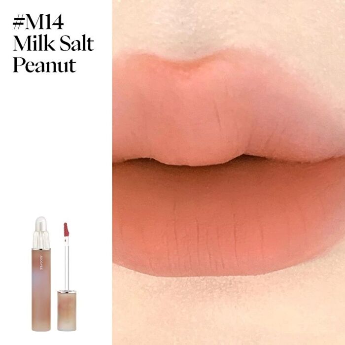 Joocyee New Jelly Fluffy Matt Lip Gloss (M13-M17) - #M15 Misty Rose - 3.3g