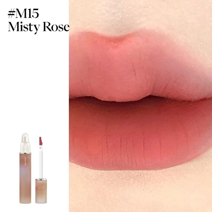 Joocyee New Jelly Fluffy Matt Lip Gloss (M13-M17) - #M15 Misty Rose - 3.3g