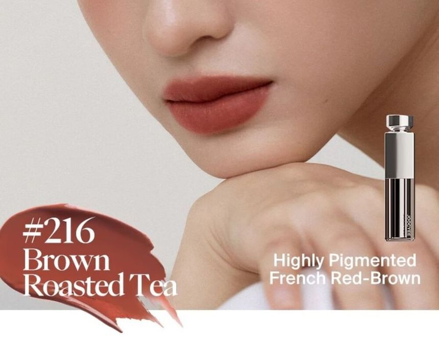 Joocyee Essence Matte Rouge (216-217) - #216 Brown Roasted Tea - 3.2g