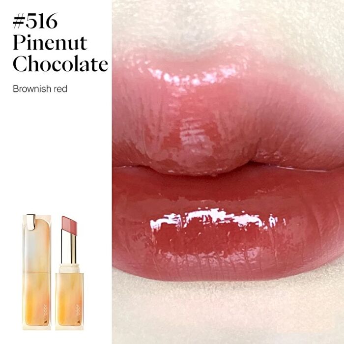 Joocyee Moisturized Long-Lasting Glazed Rouge - 9 Colors - #514 Frozen Black Tea - 3.5g